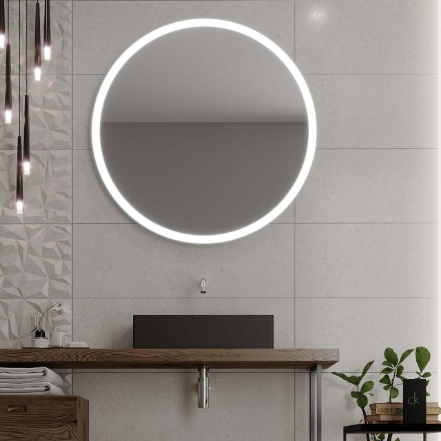 Miroir rond avec éclairage LED C1 premium