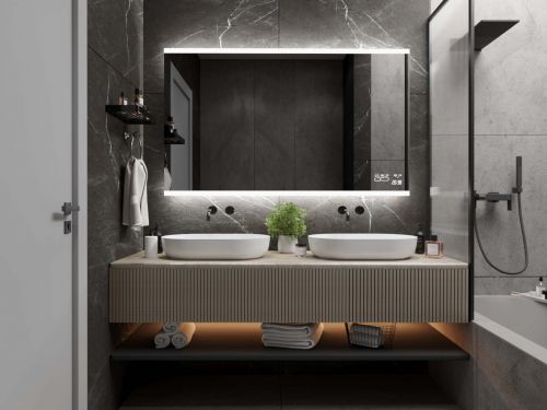 Miroir de salle de bains avec bluetooth M13