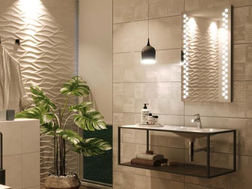 Miroir de salle de bains avec lumière M10 premium