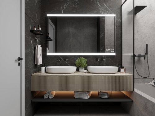 Miroir de salle de bains Artalo avec bluetooth M13 premium