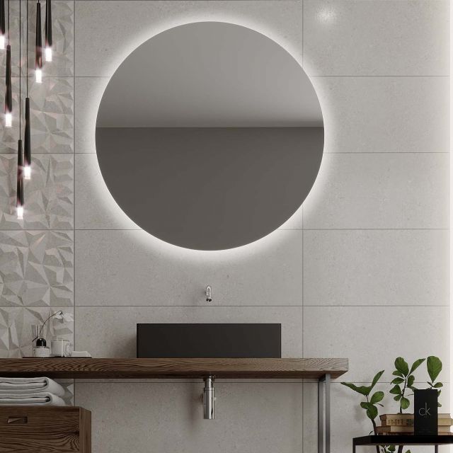 Miroir rond avec éclairage LED C3