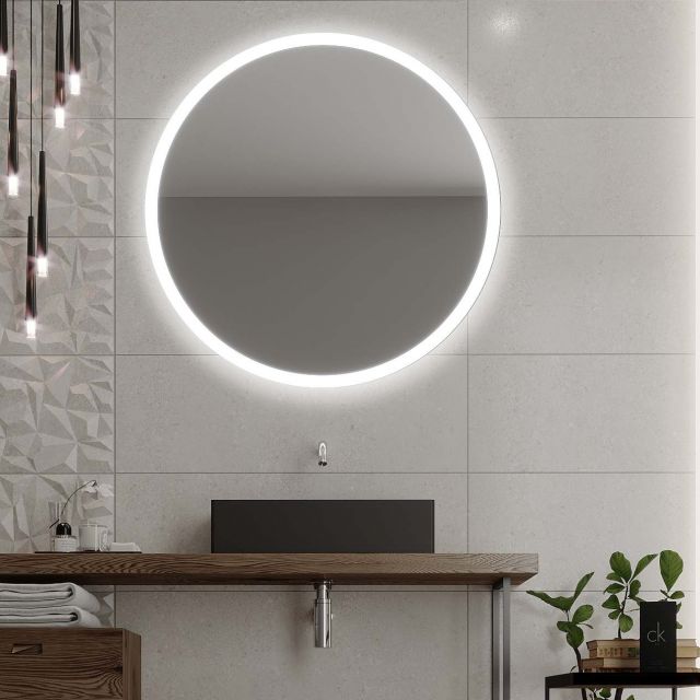 Miroir rond avec éclairage LED C1