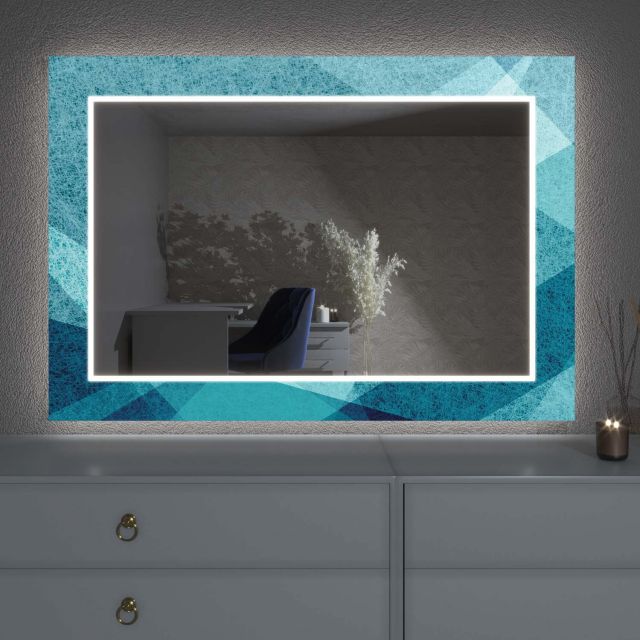 Miroir LED avec décor D24